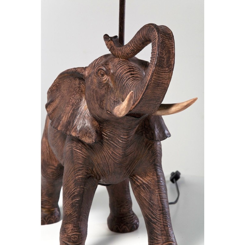Lampe de table Éléphant marron Kare Design