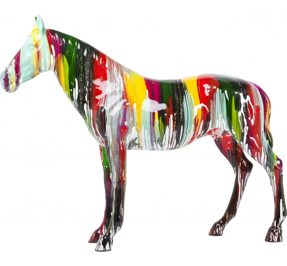 Woonaccessoires veelkleurig paard XXL Kare Design