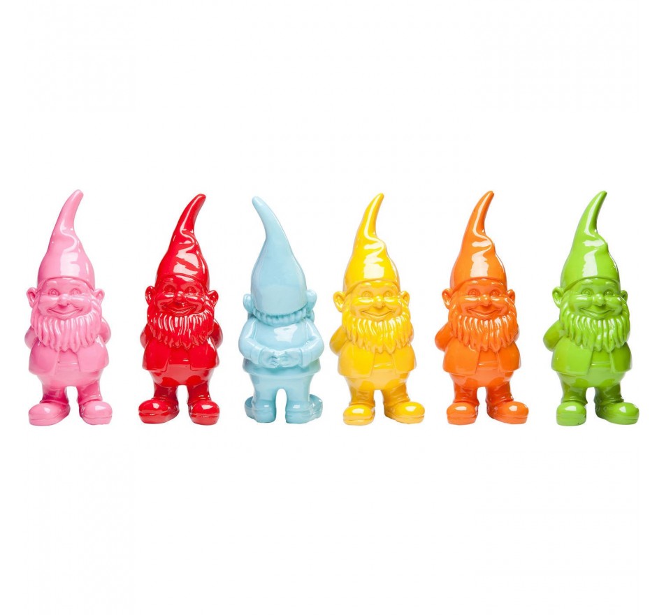 Woonaccessoires gnoom veelkleurig (6/Set) Kare Design