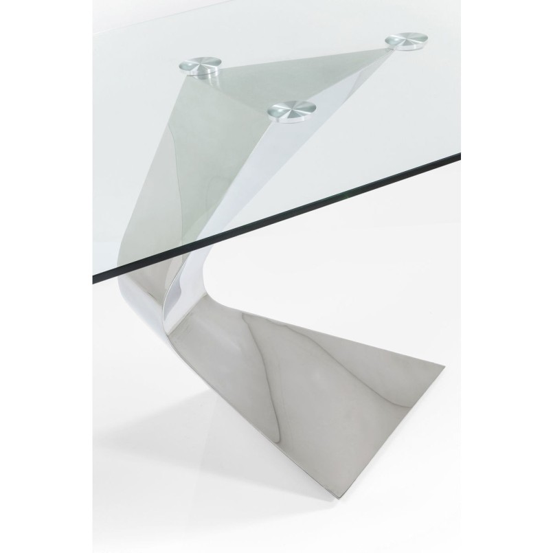 Table Gloria chrome 200x100 cm Kare Design