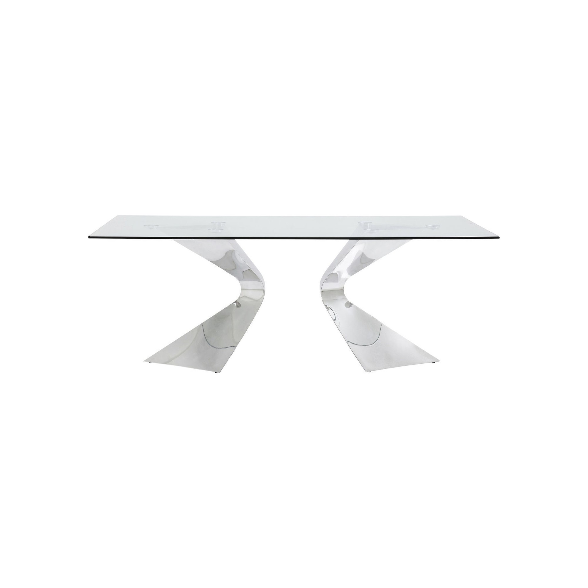Table Gloria Chrome 200x100cm Kare Design