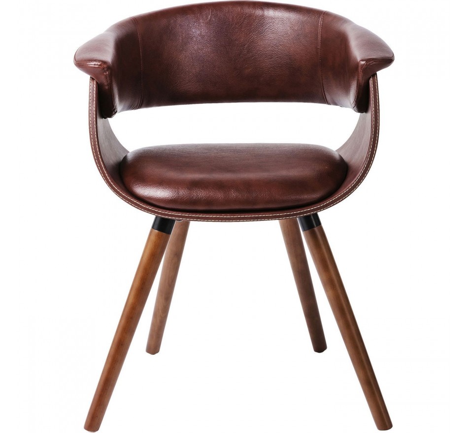 Stoel met armleuningen Nougat Kare Design