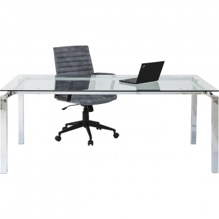 Desk Lorenco Chrome 180x90cm Kare Design
