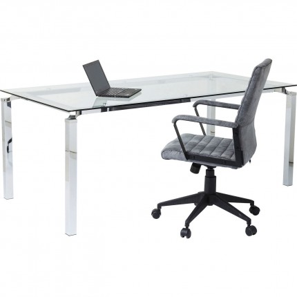 Desk Lorenco Chrome 180x90cm Kare Design