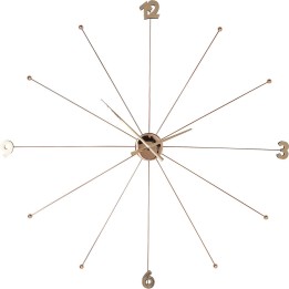 Horloge Umbrella Or rose Kare Design