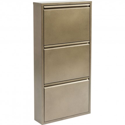 Shoe Container Caruso Bronze 3 drawers Kare Design
