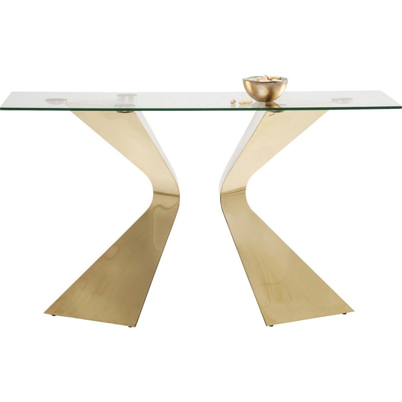 Console Gloria doré Kare Design