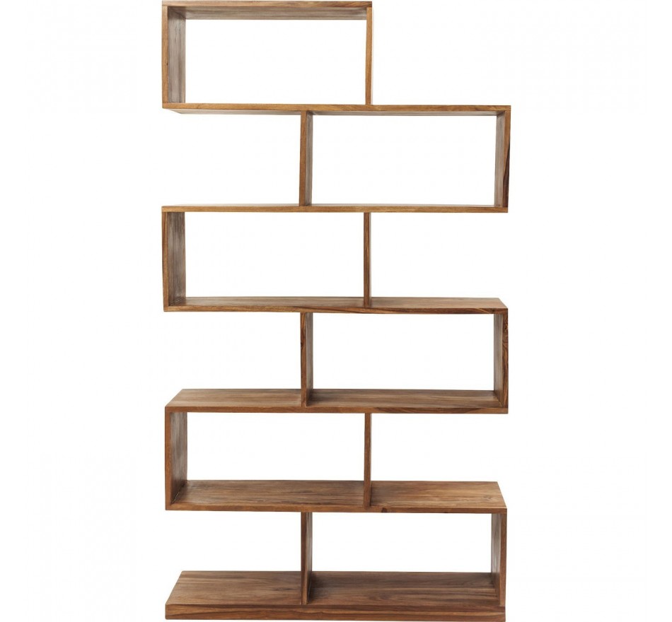Bookshelf Authentico Zig Zag 180x100cm Kare Design