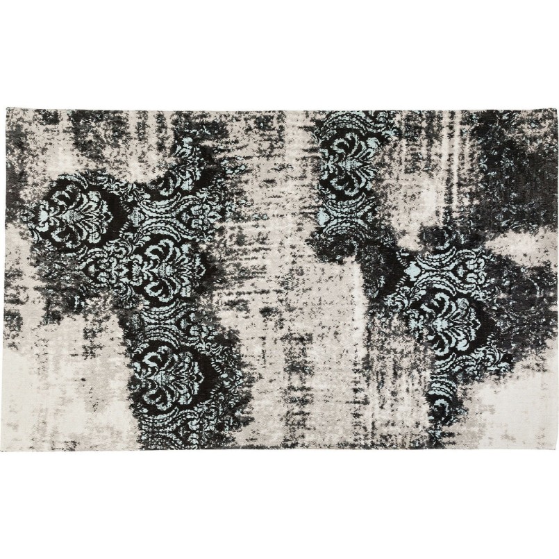 Carpet Kelim Ornament Turquoise 240x170cm Kare Design