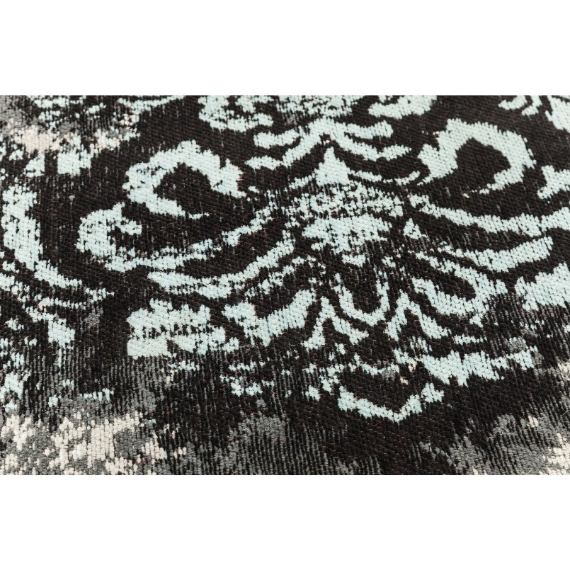 Carpet Kelim Ornament Turquoise 240x170cm Kare Design