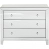 Commode Luxury argent 3 tiroirs Kare Design