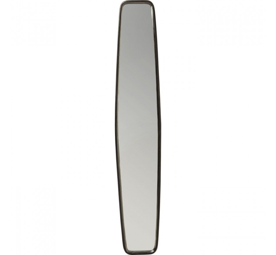 Miroir Clip 177x32cm noir Kare Design