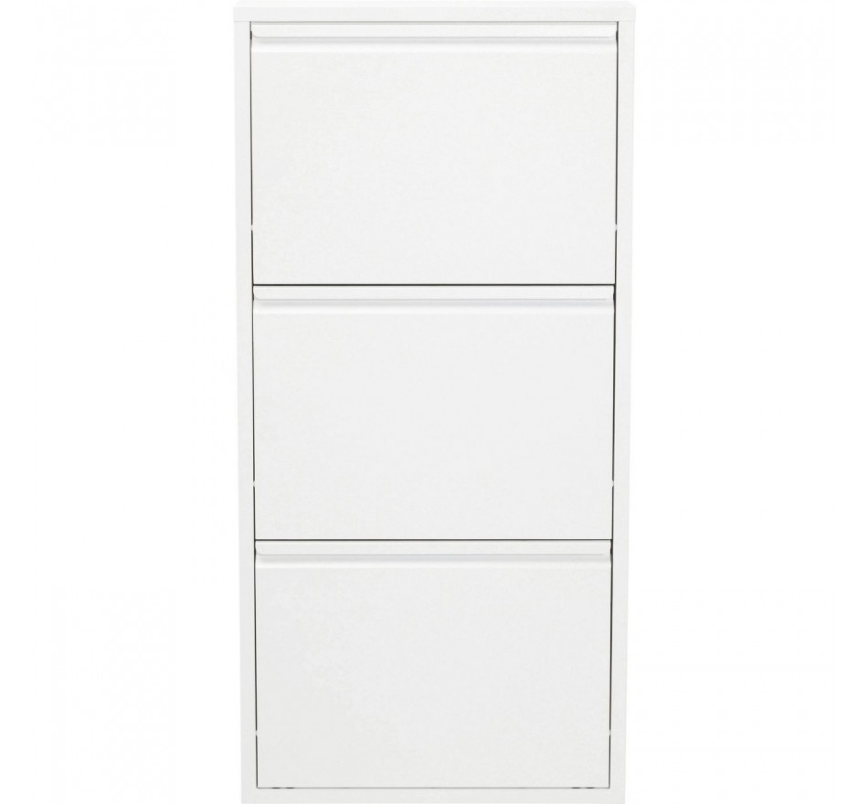 Schoenenkast Caruso wit 3 laden Kare Design