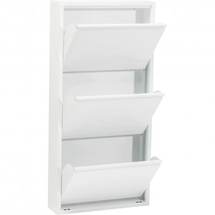 Shoe Container Caruso white 3 drawers Kare Design