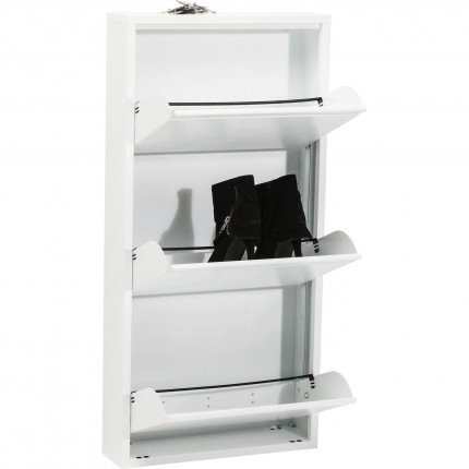 Shoe Container Caruso white 3 drawers Kare Design