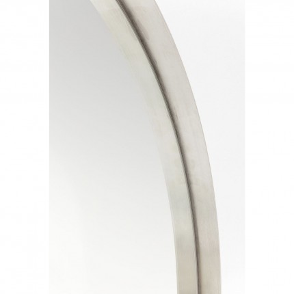 Spiegel Curve Ronde Roestvrij staal Ø100cm Kare Design