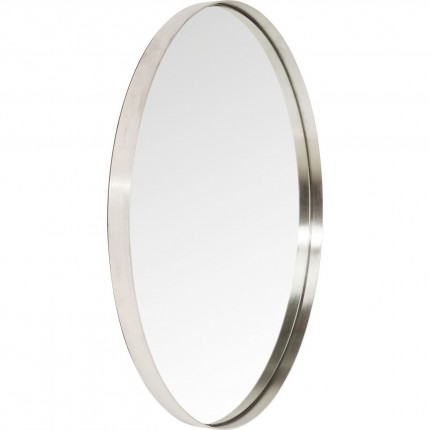 Wall Mirror Curve Round Stainless Steel Ø100cm Kare Design