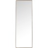 Miroir Curve rectangulaire cuivre 200x70cm Kare Design