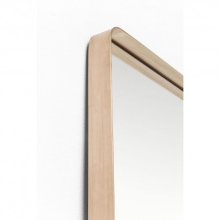 Wall Mirror Curve Rectangular Copper 200x70cm Kare Design