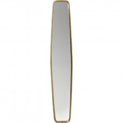 Wall Mirror Clip 177x32cm brass Kare Design