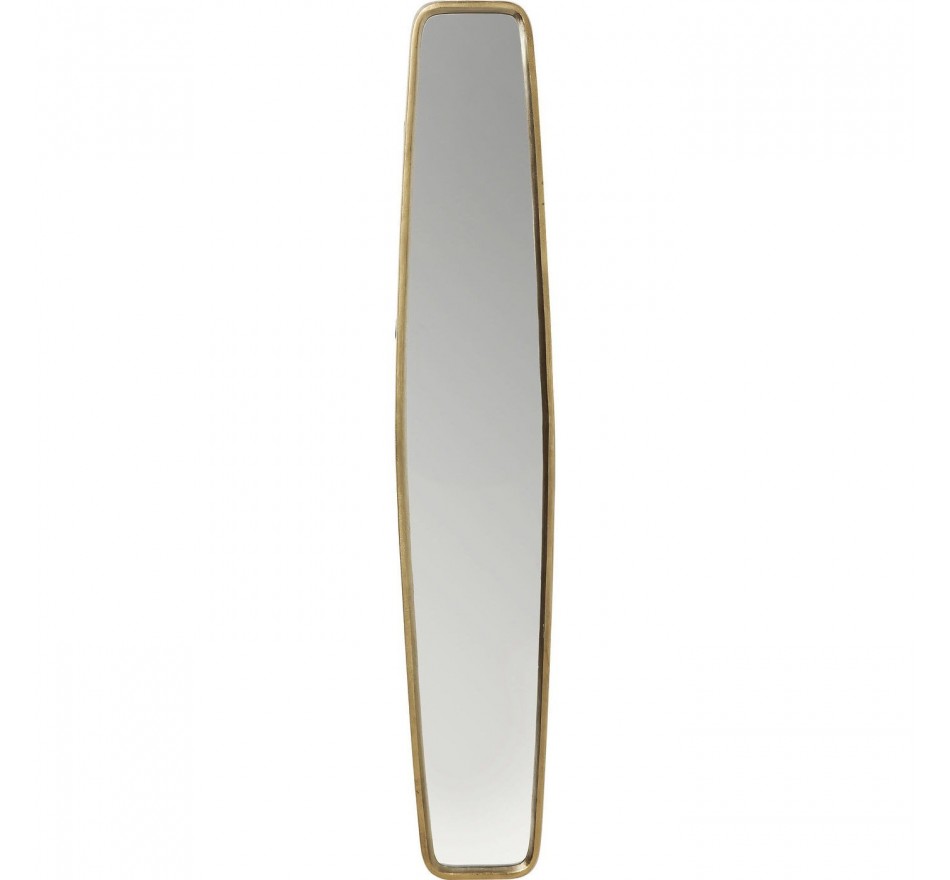 Wall Mirror Clip 177x32cm brass Kare Design