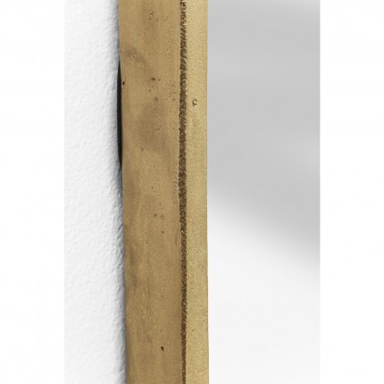 Wall Mirror Clip Brass 177x32cm Kare Design