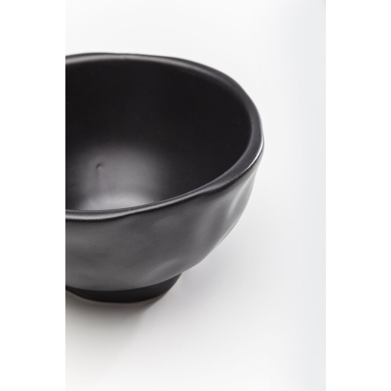 Bowl Organic Black Ø15cm Kare Design
