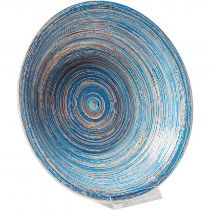 Soepborden Swirl Blue Ø21cm (4/Set) Kare Design