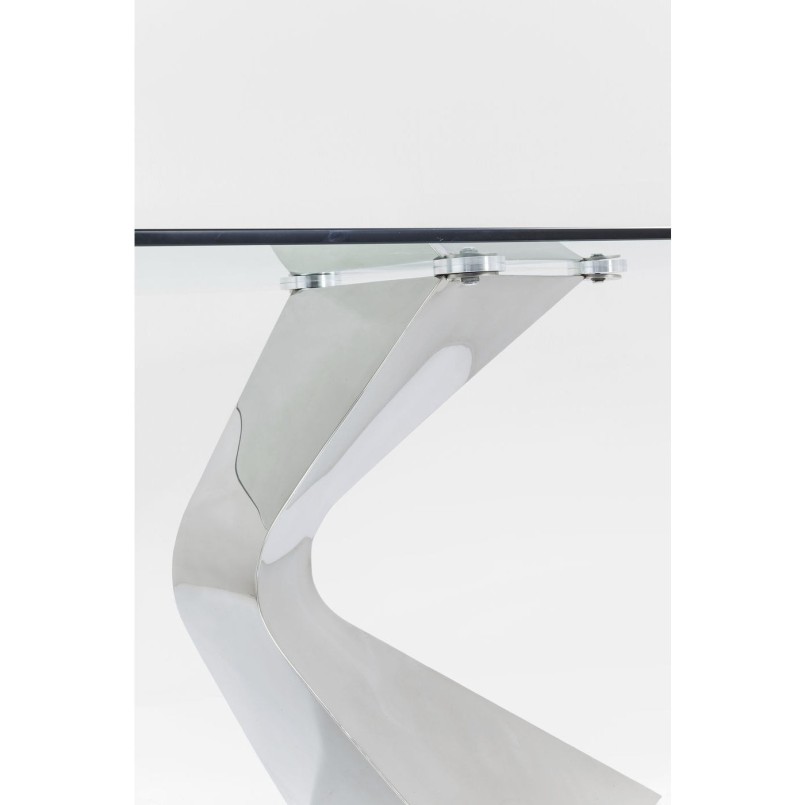 Table Gloria Chrome 200x100cm Kare Design