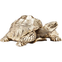 Déco Turtle dorée 11cm Kare Design