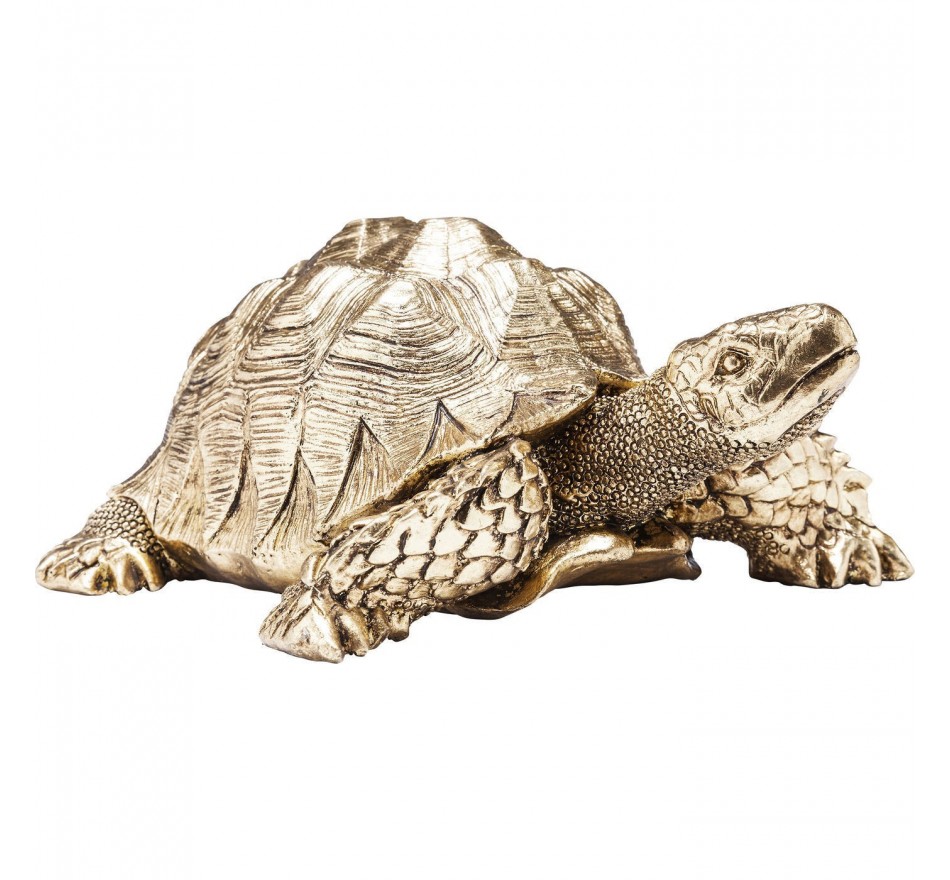 Deco turtle 26cm gold Kare Design