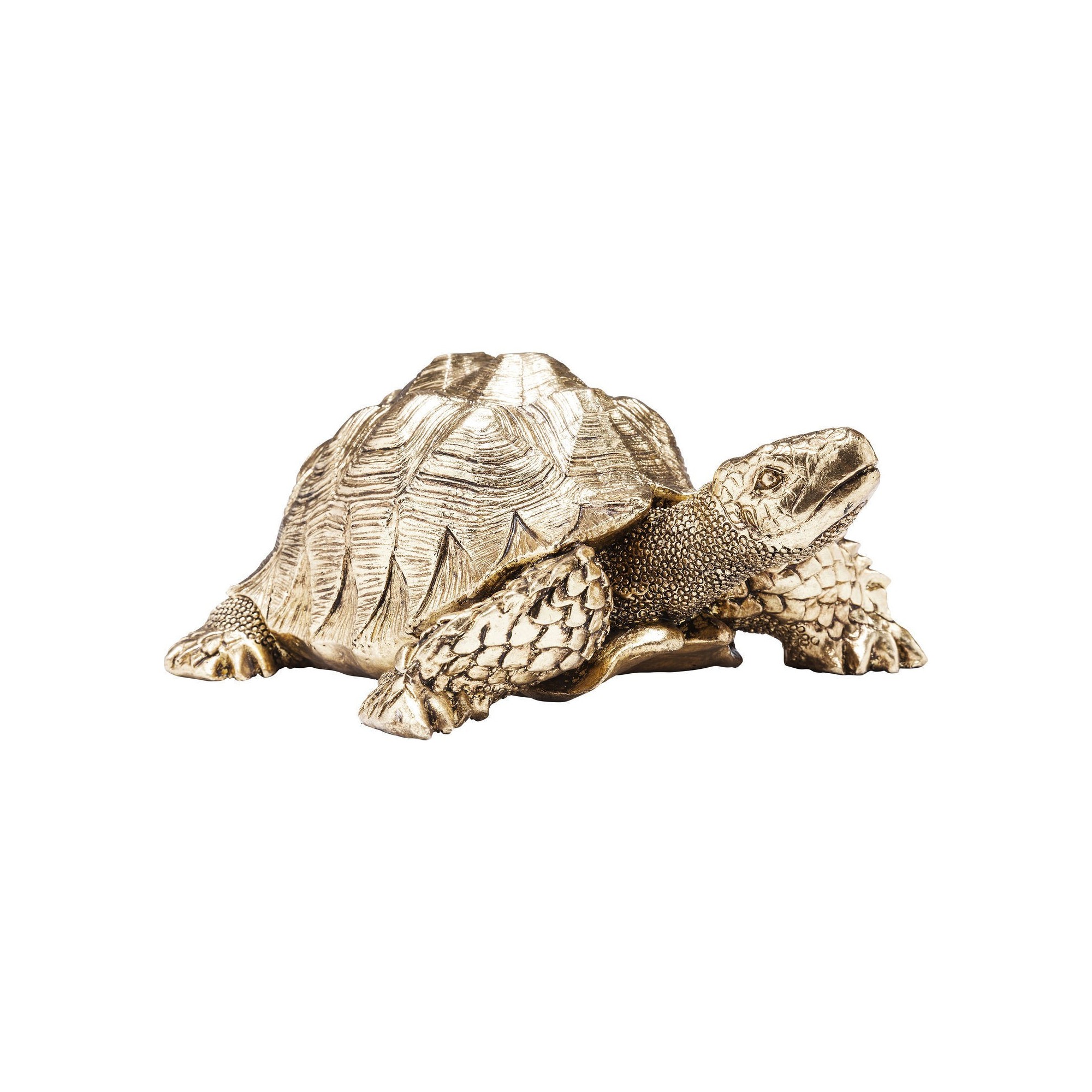 Déco Turtle dorée 11cm Kare Design