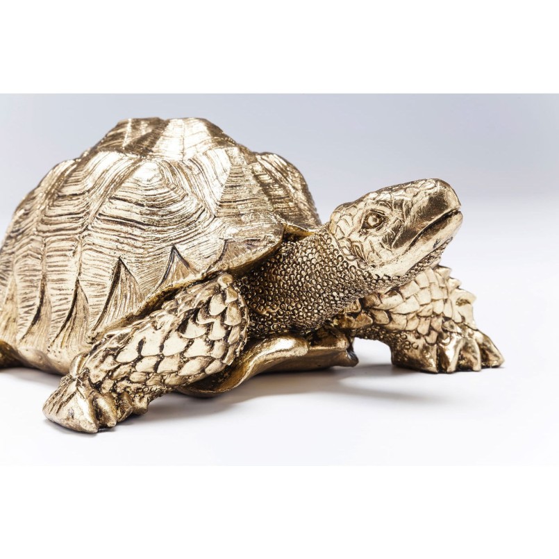Deco Figurine Turtle Gold Small Kare Design