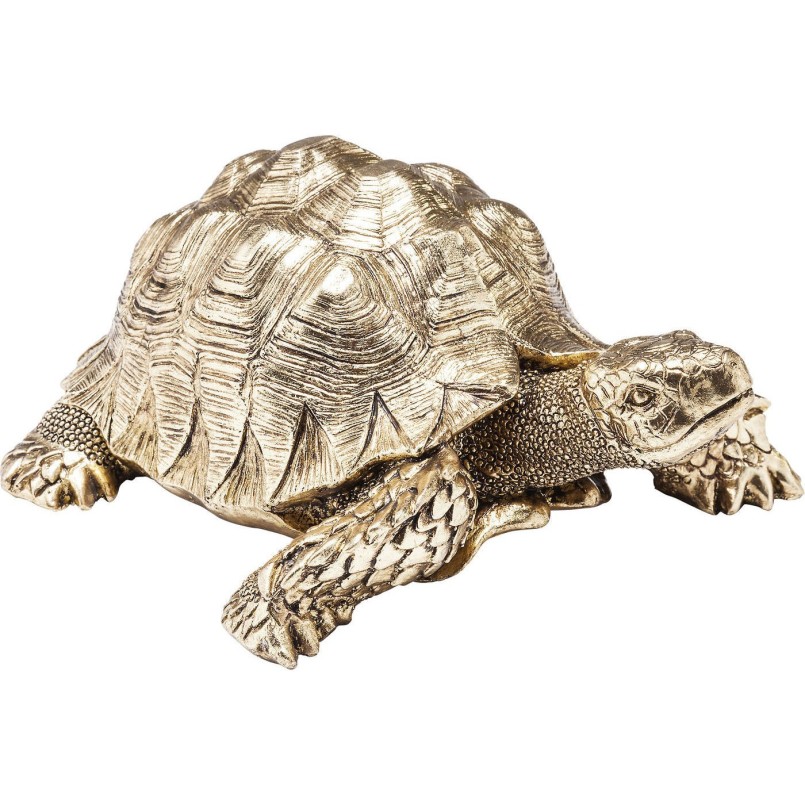 Deco Figurine Turtle Gold Small Kare Design