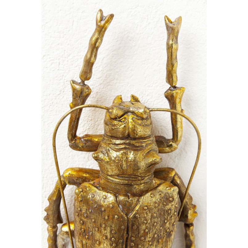 Décoration murale Longicorn Beetle doré Kare Design