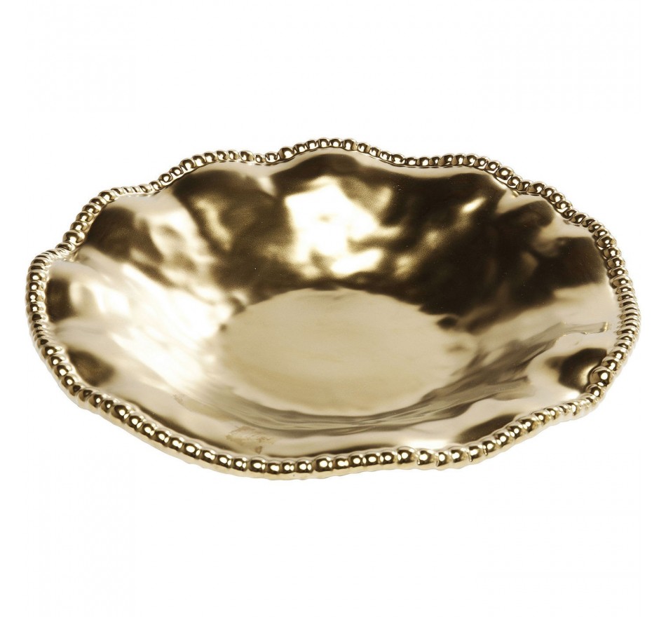 Serveerschaal Bell Gouden Ø36cm Kare Design