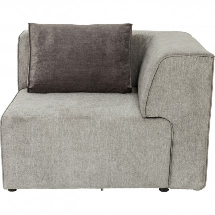 Hoek Rechts Infinity sofa grijs Kare Design
