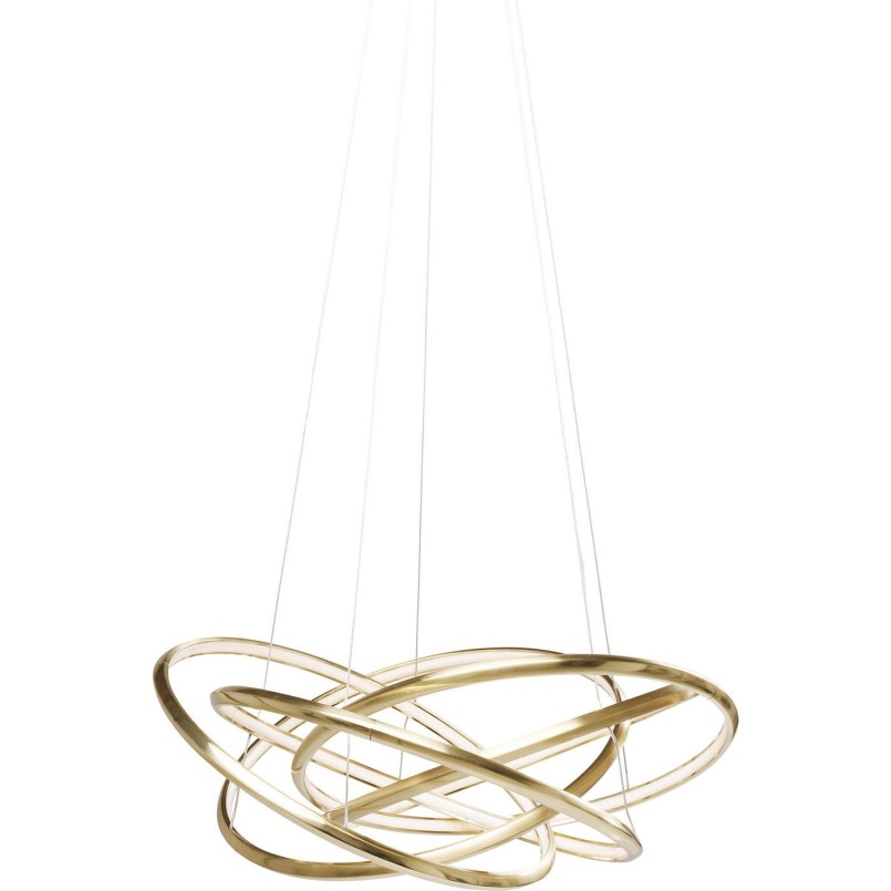 Suspension Saturn LED doré GM