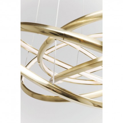 Pendant Lamp Saturn LED Gold Big Kare Design