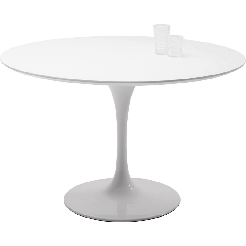 Plateau de table Invitation rond blanc 120cm Kare Design