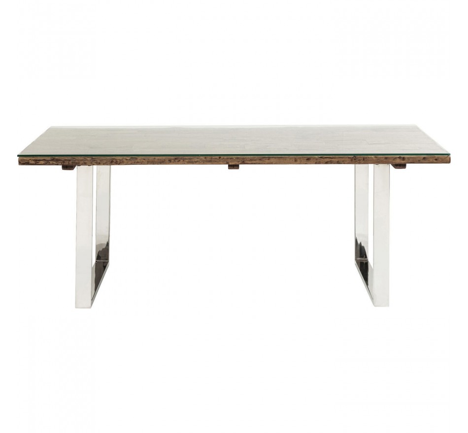 Rustic Wooden Table Rustico Kare Design, Floor Lamp End Table Rustico
