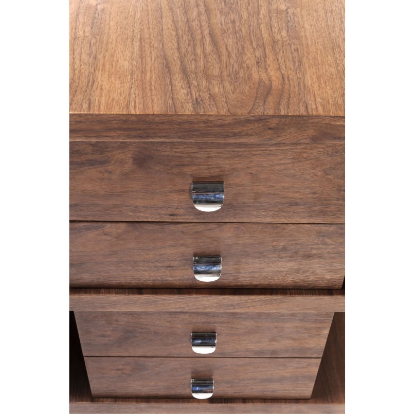 Bureau Soft Snake noyer 150x70cm