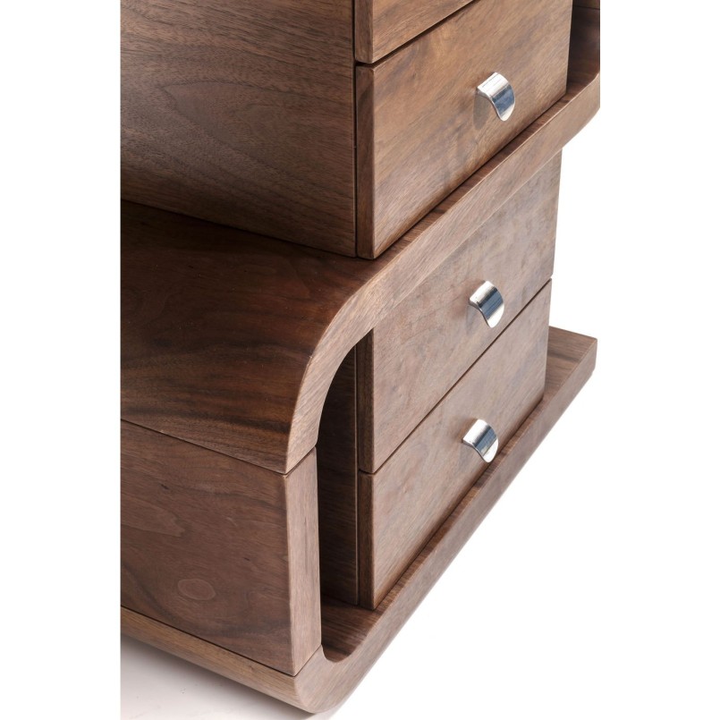 Bureau Soft Snake noyer 150x70cm