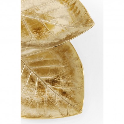 Decoratie Plank Leaf Gouden Kare Design