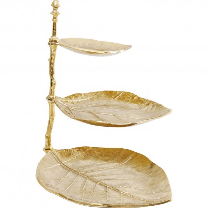 Deco Etagere Leaf Gold Kare Design