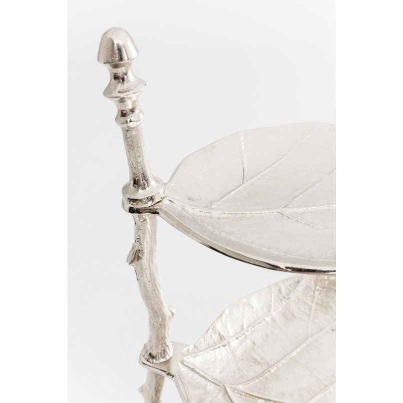 Déco Leaf argent 45cm Kare Design