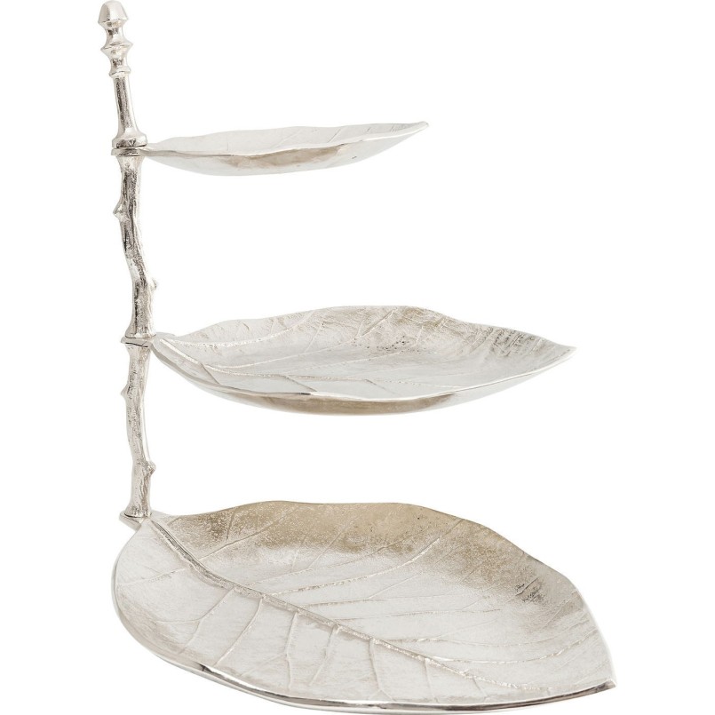 Déco Leaf argent 45cm Kare Design
