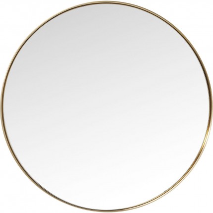 Mirror Curve Round Brass Ø100cm Kare Design