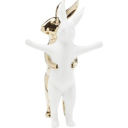 Deco Figurine Hugging Rabbits Medium Kare Design