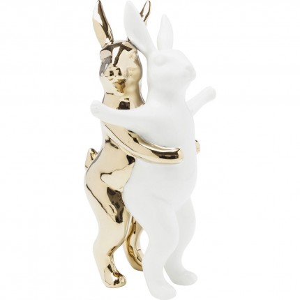 Decoratie Hugging Rabbits 24cm Kare Design
